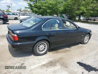 2002 BMW 5 Series 525iA with VIN WBADT43442GY40014, listed as a Copart auction lot 66651714 with 0 mi miles and Non Repairable. Bid and sale history available at carsss.com. Image 3.