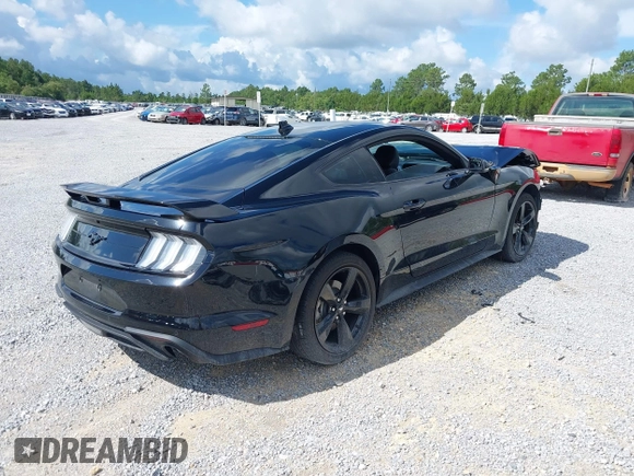 2022 Ford Mustang EcoBoost with VIN 1FA6P8TH1N5150611, listed as a IAAI auction lot 42512804 with 16,537 mi miles and . Bid and sale history available at DreamBid. Image 4.
