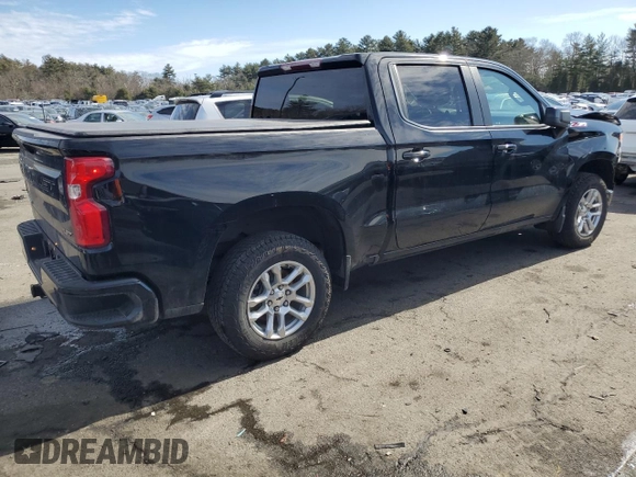2024 Chevrolet Silverado 1500 RST with VIN 2GCUDEED4R1162519, listed as a Copart auction lot 45704185 with 46,115 mi miles and Salvage Title. Bid and sale history available at carsss.com. Image 3.