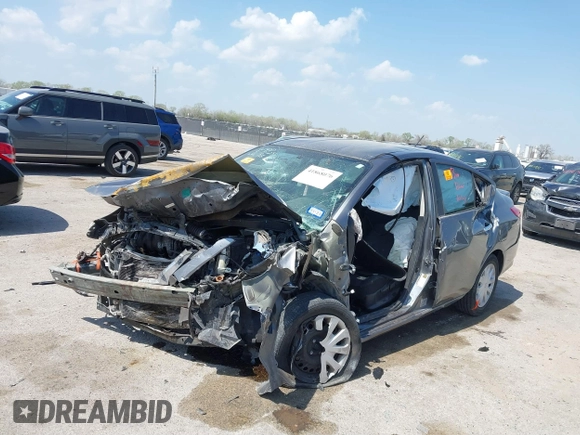 2016 Nissan Versa S Plus with VIN 3N1CN7AP9GL819866, listed as a IAAI auction lot 41868076 with 1 mi miles. Bid and sale history available at carsss.com. Image 17.