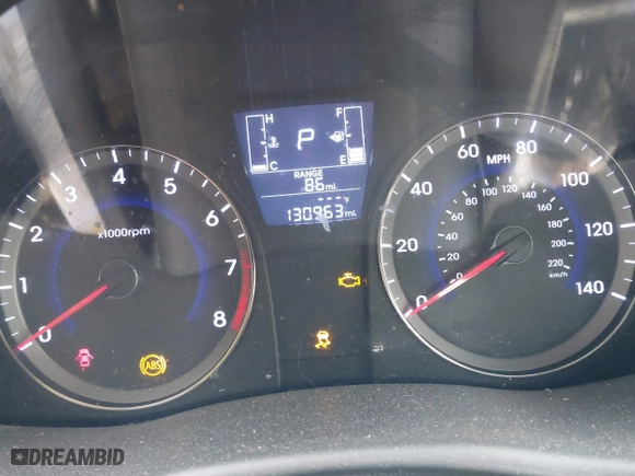 2016 Hyundai Accent SE with VIN KMHCT4AE1GU053634, listed as a IAAI auction lot 41427381 with 130,963 mi miles. Bid and sale history available at carsss.com. Image 7.