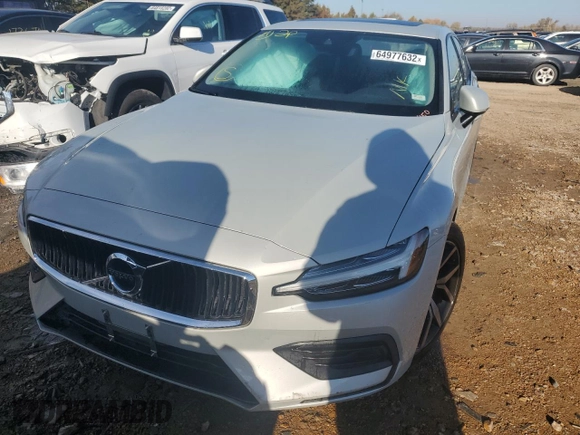 2019 Volvo S60 Momentum with VIN 7JR102FKXKG011057, listed as a Copart auction lot 64977632 with 0 mi miles. Bid and sale history available at carsss.com. Image 2.