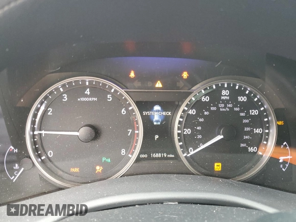 2013 Lexus GS 350 with VIN JTHBE1BL5D5011042, listed as a Copart auction lot 71249974 with 168,819 mi miles and Salvage Title. Bid and sale history available at carsss.com. Image 9.