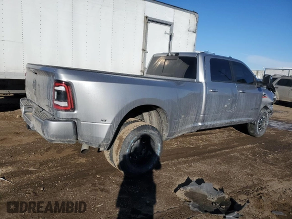 2024 Ram 3500 Laramie with VIN 3C63RRJL2RG377865, listed as a Copart auction lot 42835255 with 1,094 mi miles and Salvage Title. Bid and sale history available at carsss.com. Image 3.