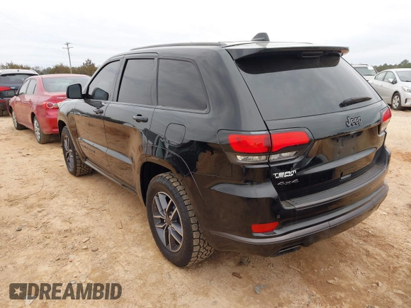 2018 Jeep Grand Cherokee High Altitude with VIN 1C4RJFCT5JC283704, listed as a IAAI auction lot 41613275 with 134,134 mi miles. Bid and sale history available at carsss.com. Image 3.