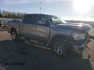 2022 Ram 1500 Lone Star with VIN 1C6SRFFT5NN232761, listed as a Copart auction lot 81259144 with 77,320 mi miles and Salvage title. Bid and sale history available at DreamBid. Image 4.