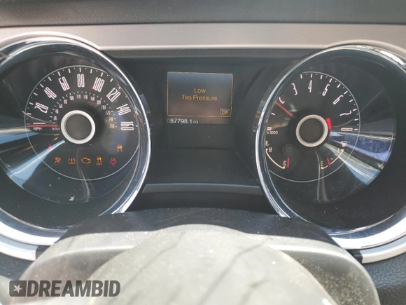 2014 Ford Mustang V6 with VIN 1ZVBP8EM6E5239901, listed as a Copart auction lot 57832665 with 87,798 mi miles and Salvage title. Bid and sale history available at DreamBid. Image 9.