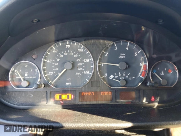 2002 BMW 3 Series 330Ci with VIN WBABS53482JU89630, listed as a Copart auction lot 42988575 with 184,467 mi miles and Salvage Title. Bid and sale history available at carsss.com. Image 9.