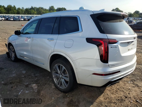 2021 Cadillac XT6 Premium Luxury with VIN 1GYKPDRS6MZ191418, listed as a Copart auction lot 67577654 with 29,280 mi miles and Salvage Title. Bid and sale history available at carsss.com. Image 2.