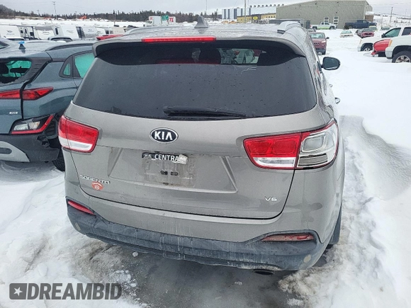 2018 Kia Sorento LX V6 with VIN 5XYPGDA55JG382534, listed as a Copart auction lot 43985425 with 0 mi miles and Salvage Title. Bid and sale history available at carsss.com. Image 6.