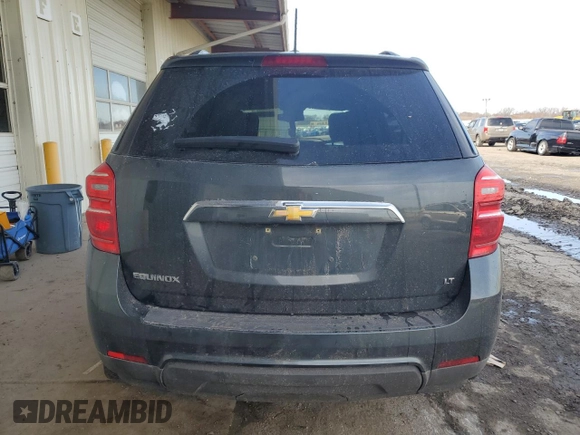 2017 Chevrolet Equinox LT with VIN 2GNALCEKXH1535576, listed as a Copart auction lot 48383035 with 64,256 mi miles and Clean Title. Bid and sale history available at DreamBid. Image 6.