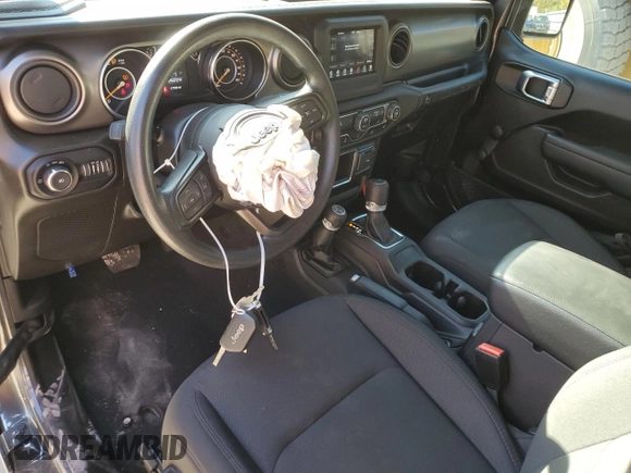 2022 Jeep Wrangler Sport with VIN 1C4HJXAG1NW227710, listed as a Copart auction lot 71744683 with 17,740 mi miles and . Bid and sale history available at DreamBid. Image 8.