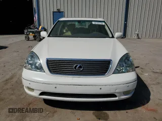 2003 Lexus LS 430 with VIN JTHBN30F130106203, listed as a Copart auction lot 52735745 with 179,658 mi miles and Salvage Title. Bid and sale history available at DreamBid. Image 5.