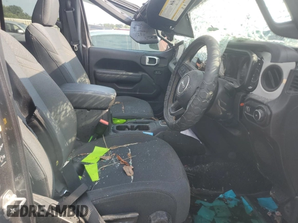 2024 Jeep Wrangler Sport with VIN 1C4PJXKN4RW197634, listed as a Copart auction lot 67890154 with 12,833 mi miles and Salvage title. Bid and sale history available at DreamBid. Image 7.