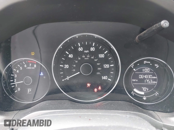 2016 Honda HR-V EX with VIN 3CZRU6H56GM746775, listed as a IAAI auction lot 42144788 with 64,830 mi miles and . Bid and sale history available at DreamBid. Image 7.