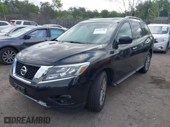 2013 Nissan Pathfinder SV z VIN 5N1AR2MM6DC681607, wystawiony jako IAAI lot #42490708 z przebiegiem 103 460 mil mil oraz . Historia ofert i sprzedaży dostępna na DreamBid. Obrazek 2.