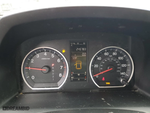 2007 Honda CR-V EX-L with VIN JHLRE38707C010308, listed as a Copart auction lot 48213395 with 245,783 mi miles and Clean Title. Bid and sale history available at carsss.com. Image 9.