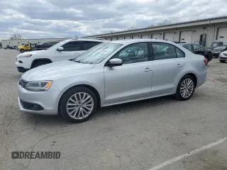 2012 Volkswagen Jetta SEL with VIN 3VWLX7AJXCM361484, listed as a Copart auction lot 53260985 with 155,585 mi miles and Salvage title. Bid and sale history available at DreamBid. Image 1.