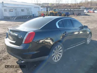 2010 Lincoln MKS with VIN 1LNHL9ER7AG614750, listed as a IAAI auction lot 41999684 with 190,000 mi miles. Bid and sale history available at carsss.com. Image 4.