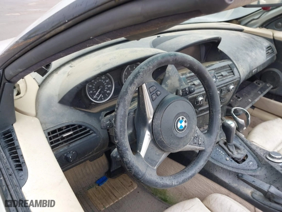 2006 BMW 6 Series 650Ci with VIN WBAEK13406CN76356, listed as a IAAI auction lot 41927866 with 1 mi miles. Bid and sale history available at carsss.com. Image 7.