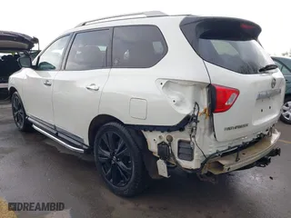 2017 Nissan Pathfinder S with VIN 5N1DR2MM6HC660212, listed as a IAAI auction lot 41905628 with 123,669 mi miles. Bid and sale history available at carsss.com. Image 3.