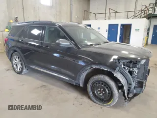2020 Ford Explorer XLT with VIN 1FMSK8DH7LGC26593, listed as a Copart auction lot 49618145 with 191,010 mi miles and Salvage Title. Bid and sale history available at DreamBid. Image 4.