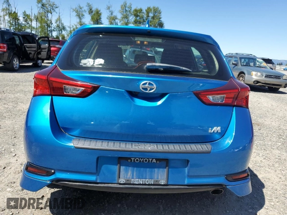 2016 Scion iM z VIN JTNKARJE8GJ520032, wystawiony jako Copart lot #59347175 z przebiegiem 95 776 mil mil oraz Tytuł czysty. Historia ofert i sprzedaży dostępna na DreamBid. Obrazek 6.