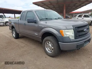 2014 Ford F-150 XL with VIN 1FTFX1ET0EKD77616, listed as a IAAI auction lot 42210217 with 195,715 mi miles and . Bid and sale history available at carsss.com. Image 1.