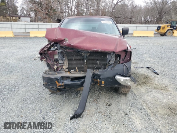 2005 Ford F-150 STX with VIN 1FTRX12W65NA78366, listed as a Copart auction lot 44186555 with 0 mi miles and Salvage Title. Bid and sale history available at carsss.com. Image 5.