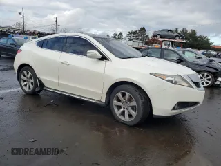 2010 Acura ZDX Advance Pkg with VIN 2HNYB1H6XAH500735, listed as a Copart auction lot 86532464 with 96,110 mi miles and Salvage Title. Bid and sale history available at carsss.com. Image 4.