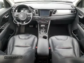 2017 Kia Niro Touring with VIN KNDCE3LC7H5055145, listed as a Copart auction lot 45996494 with 90,695 mi miles and Salvage Title. Bid and sale history available at carsss.com. Image 8.
