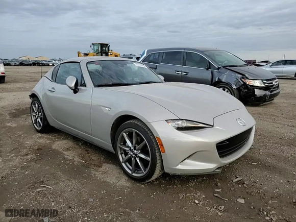 2023 Mazda MX-5 Miata RF Grand Touring with VIN JM1NDAM71P0559767, listed as a Copart auction lot 37750464 with 393 mi miles. Bid and sale history available at carsss.com. Image 11.