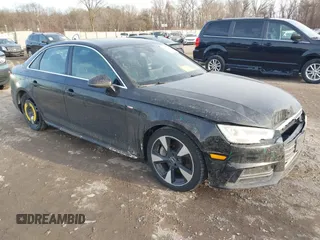 2017 Audi A4 Premium Plus with VIN WAUENAF4XHN016421, listed as a IAAI auction lot 41471326 with 123,114 mi miles. Bid and sale history available at carsss.com. Image 1.