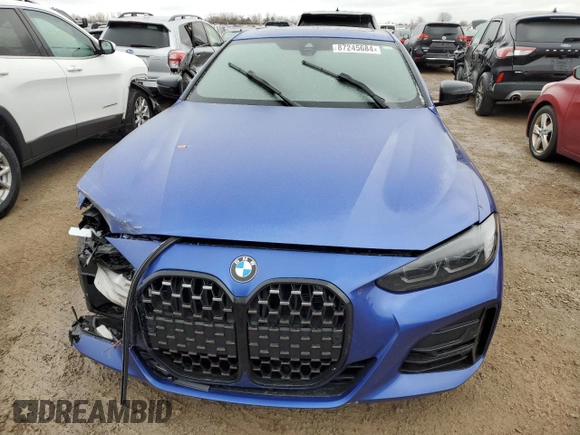 2022 BMW 4 Series 430i xDrive with VIN WBA73AP01NCK05623, listed as a Copart auction lot 87245684 with Not Provided miles and Salvage Title. Bid and sale history available at DreamBid. Image 5.