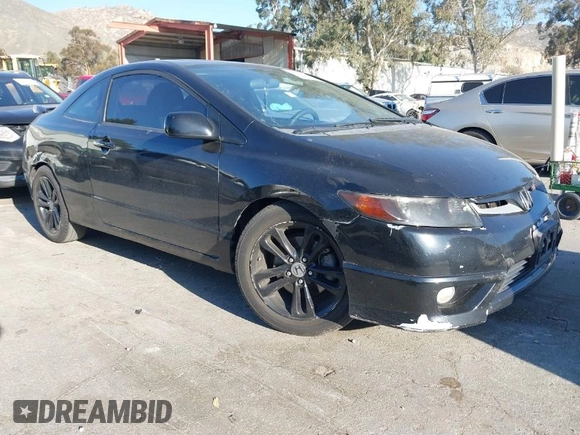 2008 Honda Civic Cpe Si with VIN 2HGFG21578H701056, listed as a IAAI auction lot 41644991 with 193,894 mi miles. Bid and sale history available at carsss.com. Image 1.