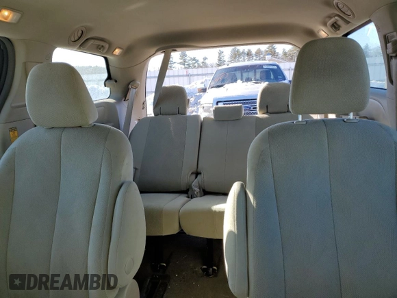 2014 Toyota Sienna L with VIN 5TDZK3DC7ES524046, listed as a Copart auction lot 44012975 with 0 mi miles and Salvage Title. Bid and sale history available at carsss.com. Image 10.