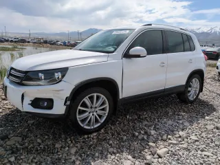 2013 Volkswagen Tiguan SEL with VIN WVGBV3AX6DW610541, listed as a Copart auction lot 49435125 with 73,952 mi miles and Salvage Title. Bid and sale history available at DreamBid. Image 1.