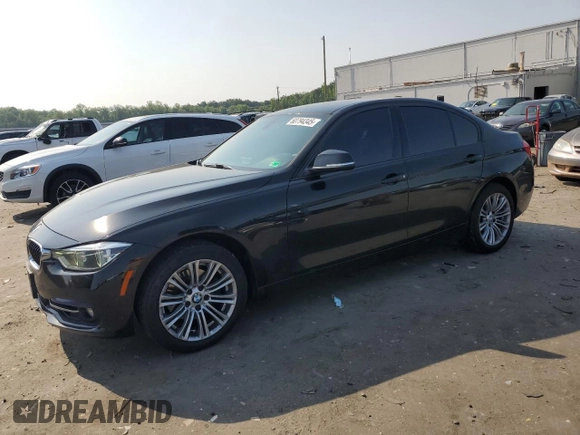 2018 BMW 3 Series 330i xDrive with VIN WBA8D9G56JNU69320, listed as a Copart auction lot 60794345 with 104,036 mi miles and Salvage title. Bid and sale history available at DreamBid. Image 1.