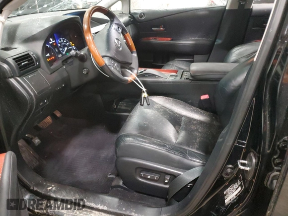 2012 Lexus RX 450h with VIN JTJBC1BA8C2427086, listed as a Copart auction lot 48743895 with 160,644 mi miles and Salvage title. Bid and sale history available at DreamBid. Image 7.
