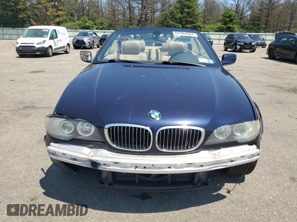 2004 BMW 3 Series 325Ci with VIN WBABW33434PL25386, listed as a Copart auction lot 62984964 with 88,373 mi miles and Salvage Title. Bid and sale history available at carsss.com. Image 5.