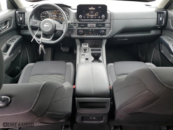 2024 Nissan Pathfinder S with VIN 5N1DR3AAXRC287239, listed as a Copart auction lot 84738974 with 3,891 mi miles and Salvage Title. Bid and sale history available at carsss.com. Image 8.