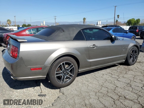 2005 Ford Mustang GT Deluxe with VIN 1ZVHT85H455210633, listed as a Copart auction lot 46673195 with 191,796 mi miles and Clean Title. Bid and sale history available at DreamBid. Image 3.