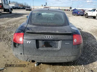 2001 Audi TT with VIN TRUWX28N511018450, listed as a Copart auction lot 42856775 with 0 mi miles and Salvage Title. Bid and sale history available at carsss.com. Image 6.