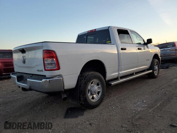 2019 Ram 2500 Tradesman with VIN 3C6UR5CJ1KG587288, listed as a Copart auction lot 84750024 with 57,703 mi miles and Salvage Title. Bid and sale history available at carsss.com. Image 3.