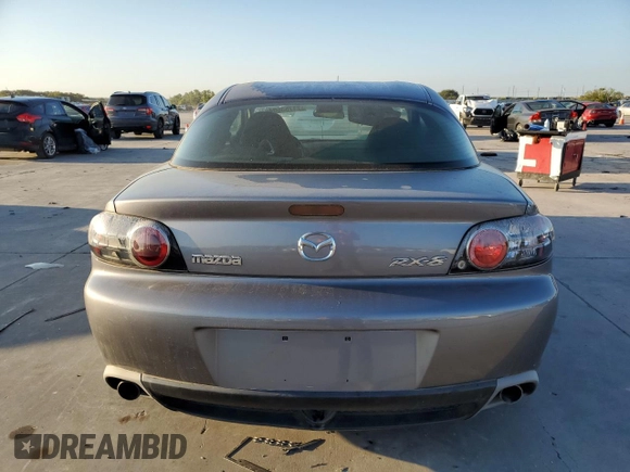 2004 Mazda RX-8 with VIN JM1FE17N040123306, listed as a Copart auction lot 71753604 with 136,794 mi miles and Clean Title. Bid and sale history available at carsss.com. Image 6.