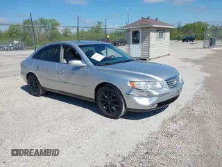 2008 Hyundai Azera Limited with VIN KMHFC46F58A290483, listed as a IAAI auction lot 42373730 with 181,504 mi miles and . Bid and sale history available at DreamBid. Image 1.