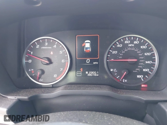 2022 Subaru WRX Premium with VIN JF1VBAF66N9022448, listed as a IAAI auction lot 42043788 with 38,018 mi miles and . Bid and sale history available at DreamBid. Image 7.