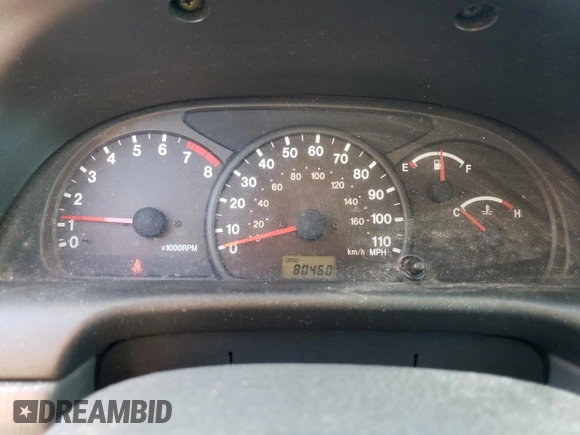 2002 Chevrolet Tracker ZR2 with VIN 2CNBJ734826902012, listed as a Copart auction lot 79226854 with 80,460 mi miles and Salvage title. Bid and sale history available at DreamBid. Image 9.