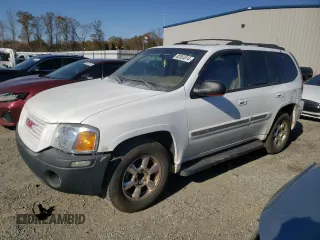 2003 GMC Envoy SLE with VIN 1GKDS13SX32242421, listed as a Copart auction lot 82654814 with 0 mi miles and Salvage Title. Bid and sale history available at carsss.com. Image 1.