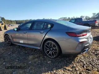 2025 BMW 8 Series M850i with VIN WBAGV8C03SCS52916, listed as a Copart auction lot 74874544 with 3,034 mi miles and Non Repairable. Bid and sale history available at carsss.com. Image 2.